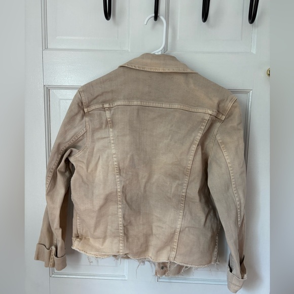 L’Agence Janelle Jean Jacket in Biscuit (Khaki Beige Tan), Size Extra Large (XL) - Picture 8 of 15